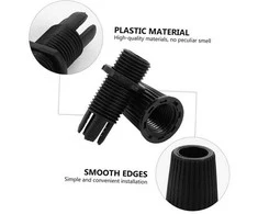 Oem Kabelio užraktas su sriegiu - juodas - skirtas 6.5 mm kabeliui - Kabelio spaustukas - 10 vnt