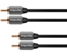Kabelis 2RCA-2RCA 0.5 m Kruger &amp; Matz