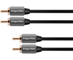 Kabelis 2RCA-2RCA 1.0 m Kruger &amp; Matz