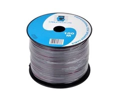 Cabletech Oem Kabelis CCA 2x0.35 1m - juoda