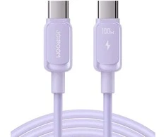 Kabelis S-CC100A14 100 W USB C į USB C Joyroom / 100 W / 1.2 m (violetinė)