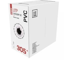 Kabelis UTP CAT5e 4x2x0.5mm, viengyslis, varinis EMOS