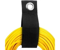 Oem Kabelių laikiklis - tvirtas Velcro - dydis M 38x120mm - juodas - tvirtinimo juosta