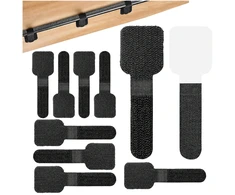 Kabelių organizatorius - 28x90mm - Velcro su lipnia juostele