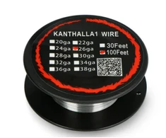 Oem Kaitinimo viela Kanthal A1 0.40mm 12Ω/m - 30.5m