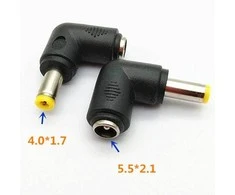Oem Kampinis DC adapteris lizdas 5.5x2.1 į 4.0x1.7 kištuką