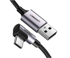 Kampinis USB-C laidas UGREEN US284 3A 3m