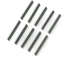 Karpomos kištuko juostelės 2x15 M5Stack 2.54mm 10vnt