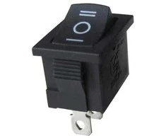 KCD1 svirtinis jungiklis - ĮJUNGIMO/IŠJUNGIMO/ĮJUNGIMO jungiklis - 230V - 3 kontaktų