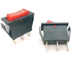 Oem KCD3-1 3 padėčių bistabilus svirties jungiklis IRS-103-3C – ON/OFF/ON 15A- 230V – 3 PIN