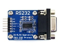 Keitiklis RS232, UART su jungtimi DB9, SP3232 3.3V/5V, Waveshare 3965
