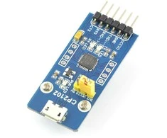 Keitiklis USB-UART CP2102, microUSB prievadas, Waveshare 11325