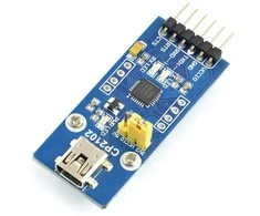 Keitiklis USB-UART CP2102, miniUSB prievadas, Waveshare 8085