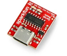 Keitiklis USB-UART FTDI CH340C 3.3 / 5 V USB tipo C, SparkFun DEV-15096