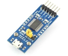 Keitiklis USB-UART FTDI FT232RL, microUSB prievadas, Waveshare 11324