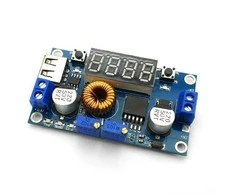 Oem Keitiklis XL4015E - 5A - 1.3V-30V Step-down - su voltmetru ir ampermetru