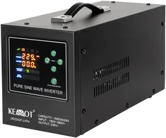 KEMOT PROsinus-1500/24-LFP4 avarinio maitinimo šaltinis, grynos sinusinės bangos keitiklis su įkrovimo funkcija 24V 230V 1500VA/1050W