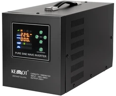 KEMOT PROsinus-1500-LFP4 avarinio maitinimo šaltinis, grynos sinusinės bangos keitiklis su įkrovimo funkcija, 12V 230V 1500VA/1050W