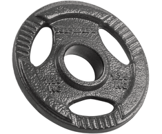 Ketaus olimpinių svarmenų rinkinys 4 x 1.25 kg, 51 mm skylė, plokštelė su rankenomis, REBEL ACTIVE