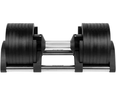 Ketaus reguliuojamo dydžio automatinis hantelis 36 kg, 2kg žingsniai, REBEL ACTIVE