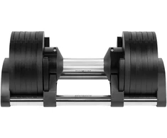 Ketaus reguliuojamo svorio automatinis hantelis 24 kg, 2kg žingsniai, REBEL ACTIVE
