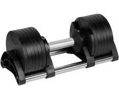 Ketaus reguliuojamo svorio automatinis hantelis 24 kg, 2kg žingsniai, REBEL ACTIVE