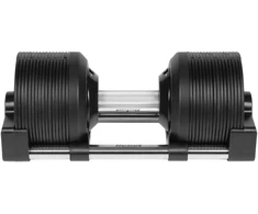 Ketaus reguliuojamo svorio automatinis hantelis, 36 kg, 1kg žingsniai, REBEL ACTIVE