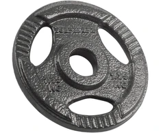 Ketaus svarelių rinkinys 4x1.25kg, skylė 31mm, plokštė su rankenomis, REBEL ACTIVE