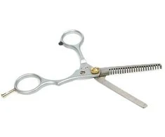Hairdressing scissors for shading deglossing