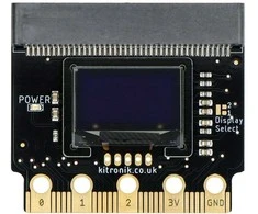 Kitronik:VIEW Graphics - OLED ekranas 128x64 - skirtas BBC micro:bit - Kitronik 56115