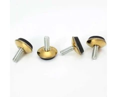Oem Koja su jungtimi 35x18mm aukso spalvos - baldų kojelė M8 - reguliuojama koja baldams