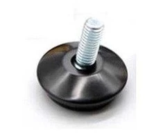 Oem Kojelė su jungtimi 35x18mm juoda - baldų kojelė M8 - reguliuojama koja baldams
