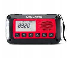 Radio ALAN Midland ER100 avarinis radijas su 2600 mAh baterija