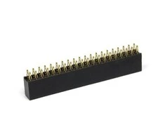 Oem Goldpin karpomų lizdų juosta 2x20 kaiščių 2.54mm - skirta Raspberry Pi