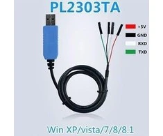 Oem Konverteris PL2303TA - USB-UART/RS232 - su 100cm laidu - Arduino