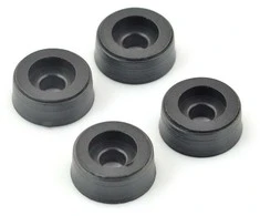Kradex korpuso kojelės - 13mm plastikas - 4 vnt