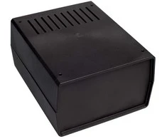 Kradex Z2A W plastikinis korpusas 178x147x90mm - ventiliuojamas - juodas