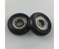 Oem Kreipiantis ratas 5x23x7mm - juodas - 5mm ašis - guolio ritinėlis - 3D spausdintuvams