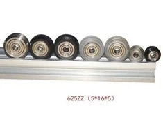 Oem Kreipiantis ratas, ašis 5mm - 24x11mm - volelis su rutuliniais guoliais 625ZZ - skirtas 3D spausdintuvams