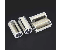 Oem Krepšelis 3xAA 4.5V baterijoms - apvalus konteineris - baltas - krepšelis
