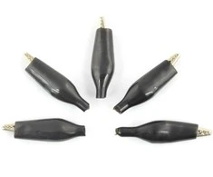 Oem Krokodilo jungtis 27mm juoda - 5 vnt