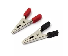 Oem Krokodilo spaustukas akumuliatoriui - juodas - 50mm