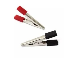 Oem Krokodilo spaustukas akumuliatoriui - juodas - 50mm