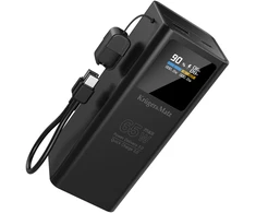 Kruger &amp; Matz 20000 mAh ličio jonų 65 W išorinė baterija su QC ir PD