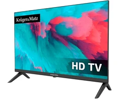Kruger &amp; Matz 24" HD DVB-T2 H.265 HEVC 230/12V