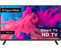 Kruger &amp; Matz 32 colių HD išmanusis DVB-T2/S2 H.265 Hevc televizorius