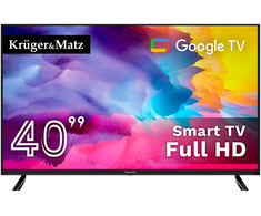 Televizorius Kruger &amp; Matz 40" FHD Google TV DVB-T2/T/C H.265 HEVC TV