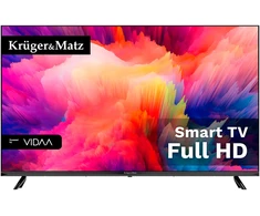 Kruger &amp; Matz 43 colių FHD išmanusis DVB-T2/S2 H.265 Hevc televizorius