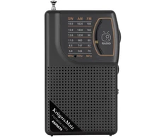 Kruger &amp; Matz Radio KrugerMatz analoginis nešiojamas radijo imtuvas, modelis KM0829