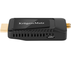 Kruger &amp; Matz DVB-T2 HEVC H.265 mini imtuvas per HDMI